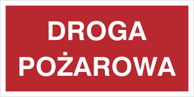 Znak droga pożarowa (812)