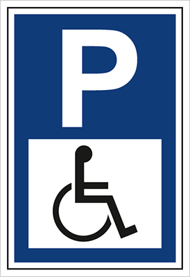 Znak parking dla osób niepełnosprawnych (703-06)