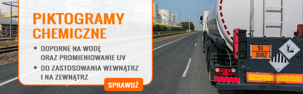 Baner piktogramy chemiczne