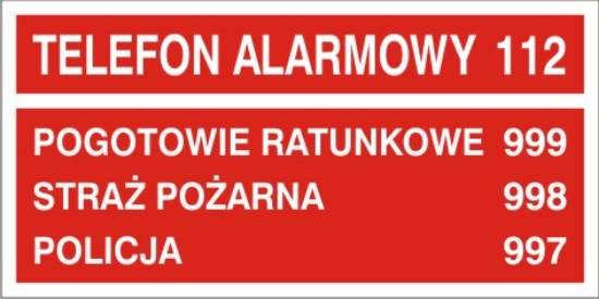 Telefony alarmowe