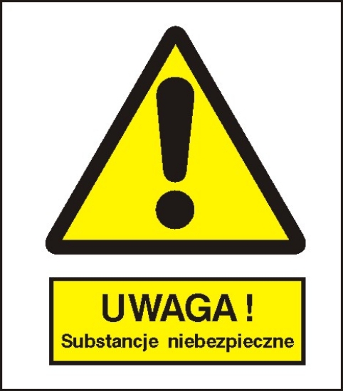 Ostrzeżenie przed substancjami niebezpiecznymi