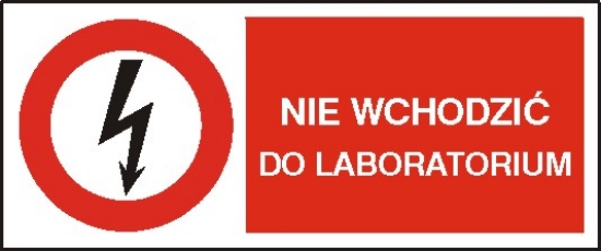 Nie wchodzić do laboratorium