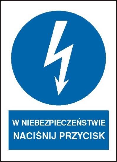 W niebezpieczeństwie naciśnij przycisk