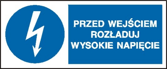 Przed wyjściem rozładuj wysokie napięcie