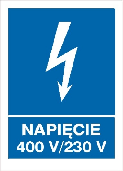 Napięcie 400V/ 230V