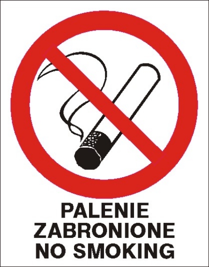 Palenie zabronione No smoking