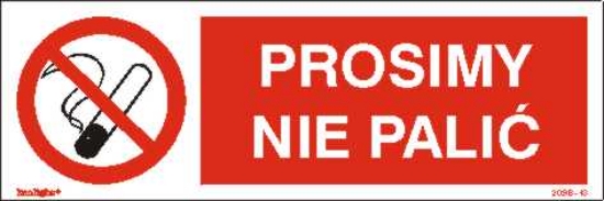 Prosimy nie palić