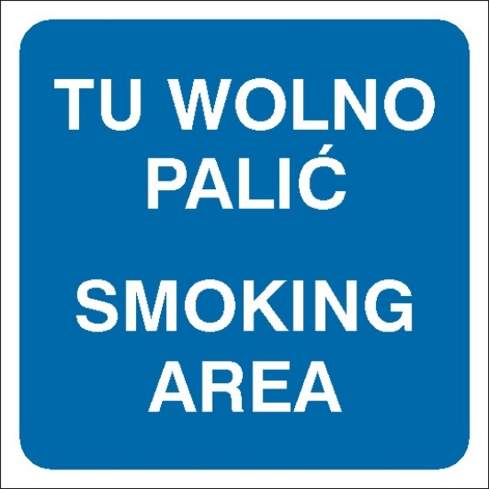 Tu wolno palić Smoking area