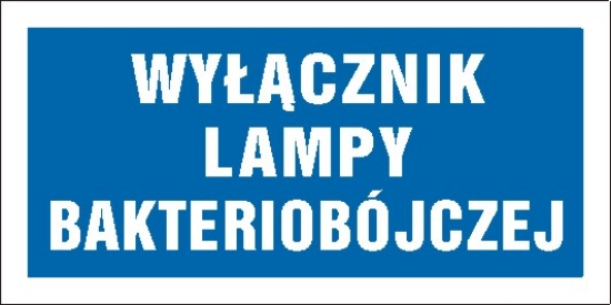 Wyłącznik lampy bakteriobójczej