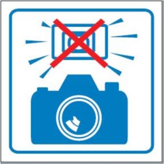 Zakaz używania lamp błyskowych