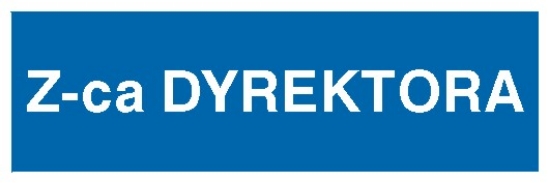 Z-ca dyrektora