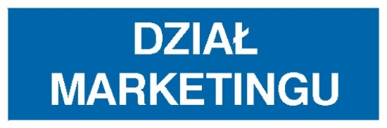 Dział marketingu