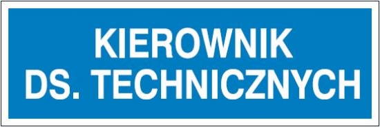 Kierownik ds. technicznych