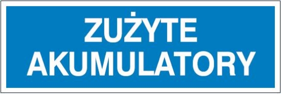 Zużyte akumulatory
