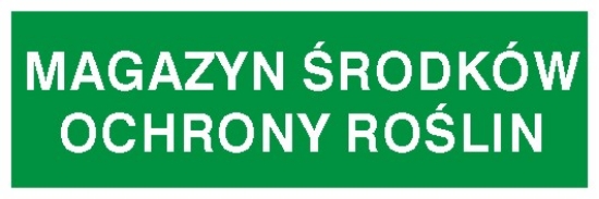 Magazyn środkó ochrony roślin