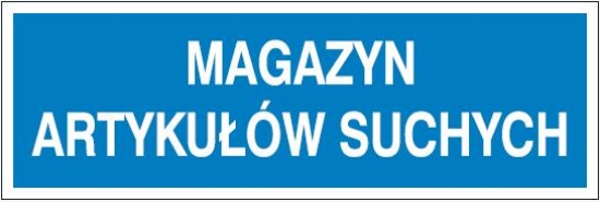 Magazyn artykułów suchych