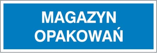 Magazyn opakowań
