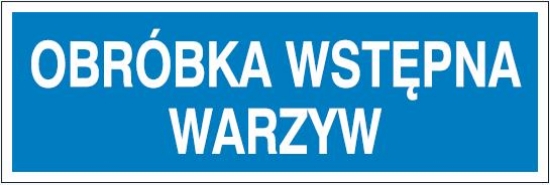 Obróbka wstępna warzyw