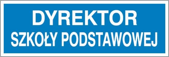 Dyrektor szkoły podstawowej