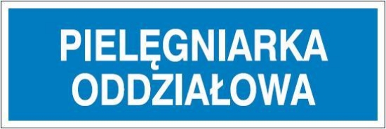 Pielęgniarka oddziałowa