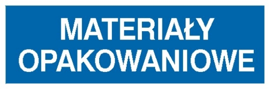 Materiały opakowaniowe