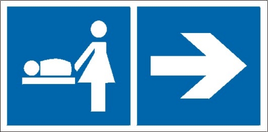 Przewijalnia dzieci (kierunek w prawo)