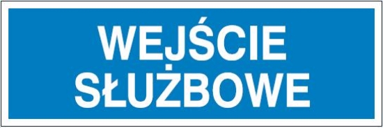 Wejście służbowe