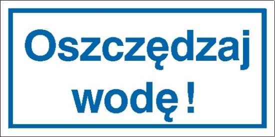 Oszczędzaj wodę