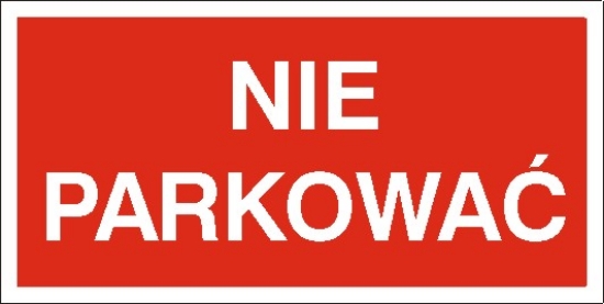Nie parkować