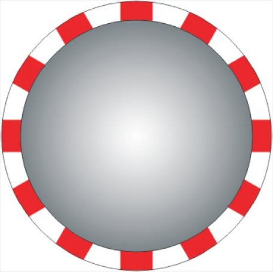 lustro drogowe okrągłe