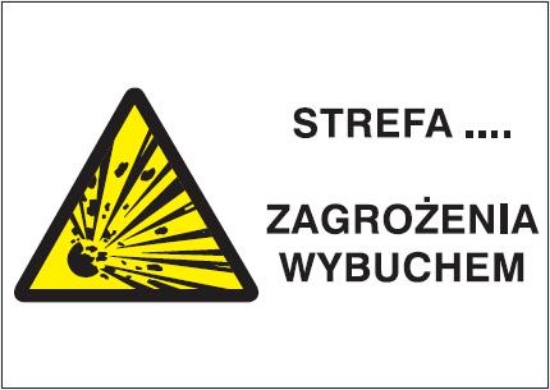 Strefa … zagrożenie wybuchem (wklejamy dowolne cyfry na zamóweinie klienta)