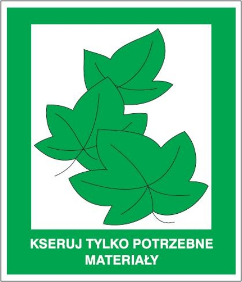 Kseruj tylko potrzebne materiały