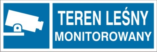 Teren leśny monitorowany