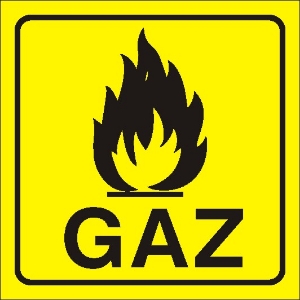 Obrazek dla kategorii Znak Gaz (870-10)