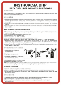 Obrazek dla kategorii 422 XO - 24 Instrukcja obsługi gaśnicy śniegowej (422 XO-24)