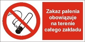 Obrazek dla kategorii Znaki zakazu palenia