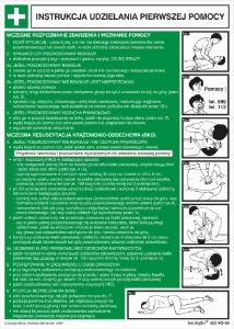 Obrazek dla kategorii Instrukcja ABC pierwszej pomocy (obrazkowo-tekstowa) (422-62)