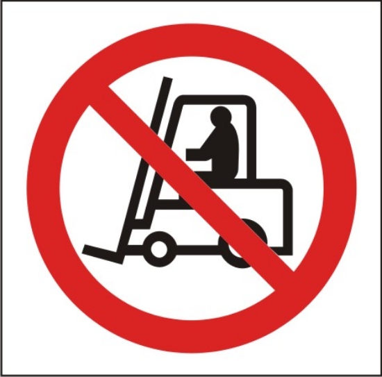Zakaz ruchu urządzeń do transportu poziomego