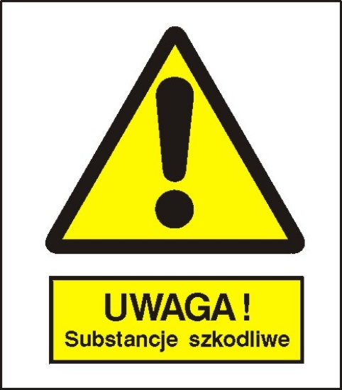 Ostrzeżenie przed substancjami szkodliwymi