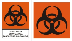 Obrazek dla kategorii Znak Substancja stwarzająca zagrożenie biologiczne (700-11)