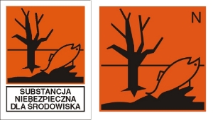Obrazek dla kategorii Znak Substancja niebezpieczna dla środowiska (700-12)
