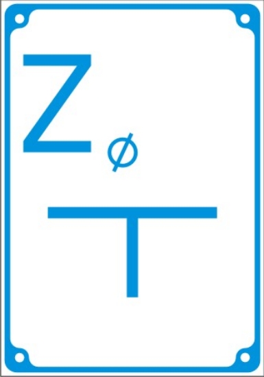 Tabliczka orientacyjna z tworzywa sztucznego (szerokość 140mm, długość 200mm, grubość 1mm)
