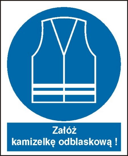Nakaz stosowania kamizelki odblaskowej