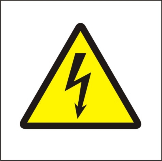 Ostrzeżenie przed porażeniem prądem elektrycznym
