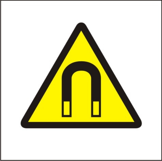 Ostrzeżenie przed silnym polem magnetycznym