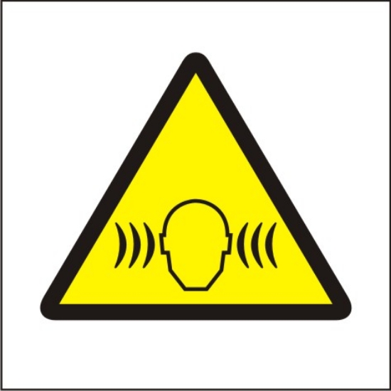 Ostrzeżenie przed wysokim poziomem hałasu