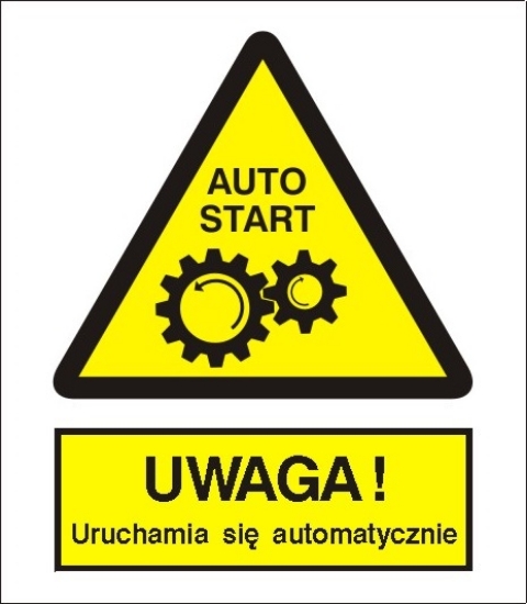 Ostrzeżenie przed uruchamianiem automatycznym