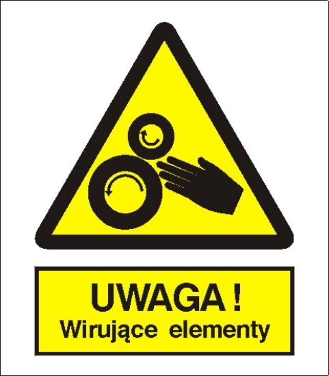 Uwaga! Wirujące elementy