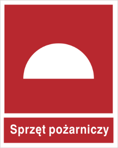 Obrazek dla kategorii Znak Zestaw sprzętu pożarniczego  (bez podpisu) (203)