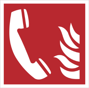 Obrazek dla kategorii Znak telefon alarmowania pożarowego wg PN-EN ISO 7010 (F06)
